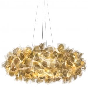 Slamp Clizia Mama Non Mama Gold/Transp Wire Suspension Large