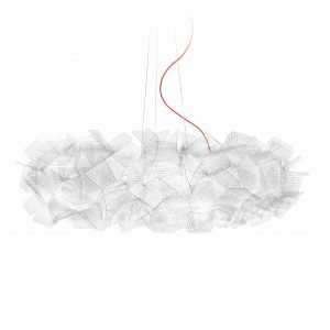 Slamp Clizia Suspension PIXEL Red Wire Large