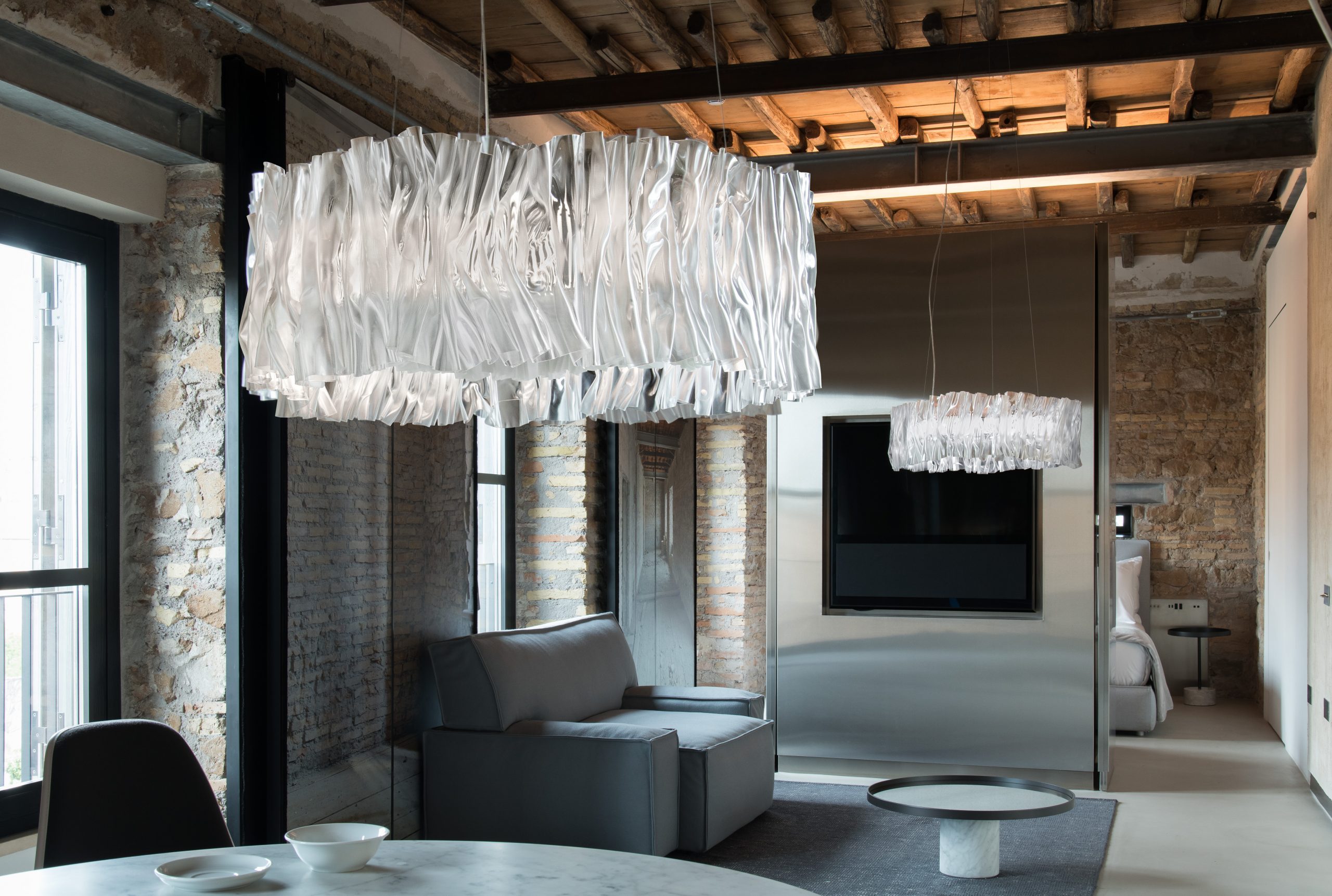 Slamp ACCORDÉON 3000 Kelvin - WHITE Suspension - Image 2