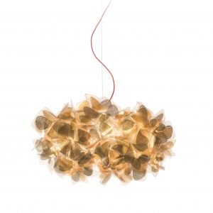 Slamp Clizia Mama Non Mama Gold/Red Wire Suspension