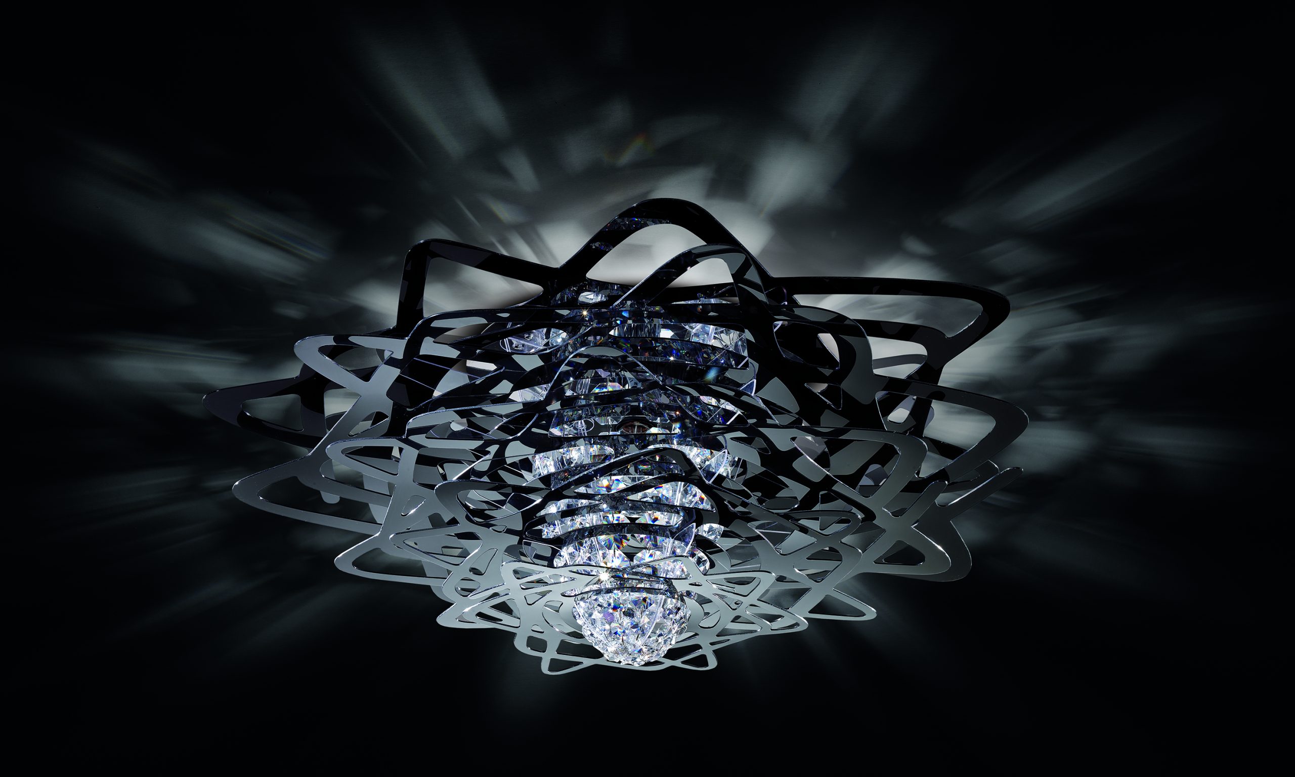 Slamp AURORA Black - Ceiling L
