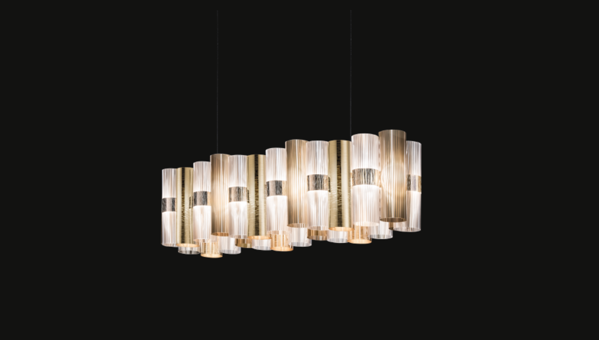 Slamp LA LOLLO Gold - Suspension L