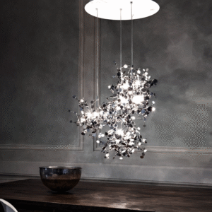ARGENT 4 Linear Multi Light Pendant by Terzani