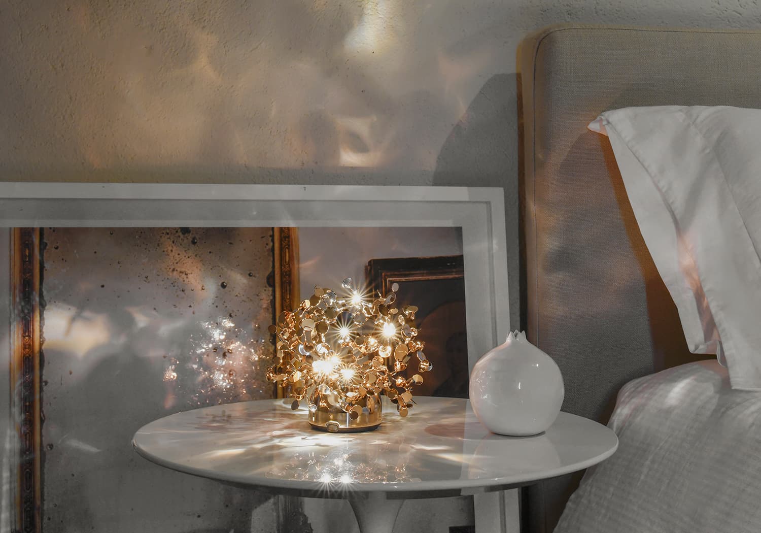 ARGENT MON BIJOU Portable Table Lamp by Terzani