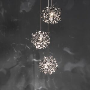 ARGENT MON BIJOU 3 Light Pendant by Terzani