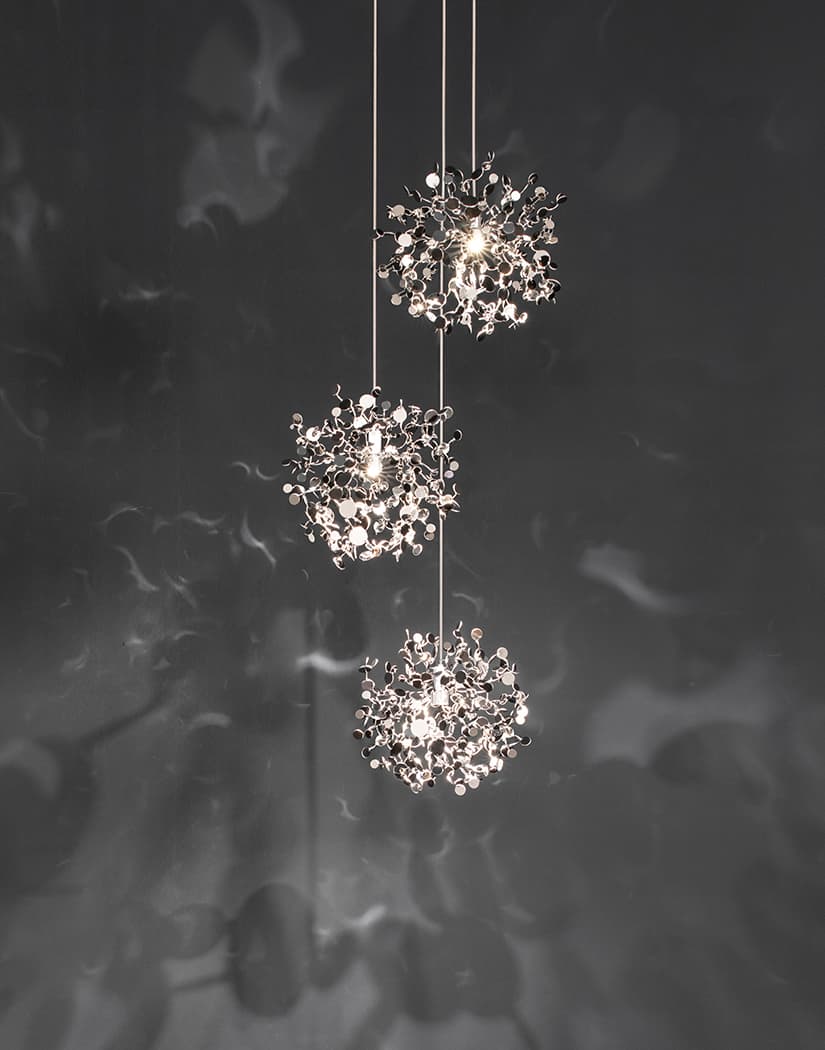 ARGENT MON BIJOU 3 Light Pendant by Terzani