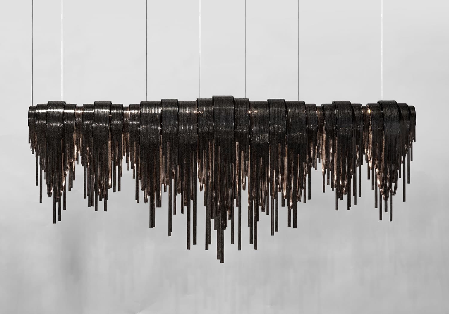 VOLVER Large Linear Chandelier by Terzani - Image 2