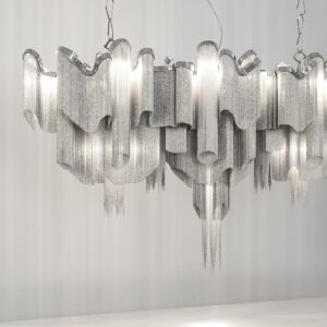 STREAM Linear Chandelier by Terzani