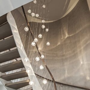 MIZU 26 Square Multi Light Pendant by Terzani
