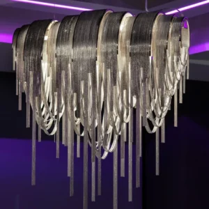 VOLVER Small Linear Chandelier by Terzani